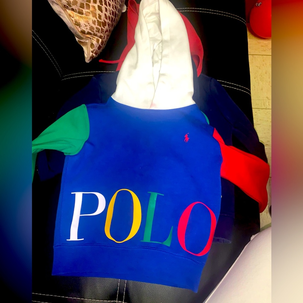Toddler Boys Polo Hoodie